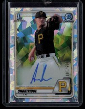 2020 Bowman Aaron Shortridge Chrome Prospect Auto Atomic Refractor #/100