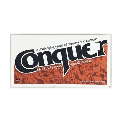 Whitman Boardgame Conquer Box Fair/VG+