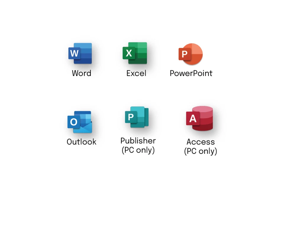 Versión completa 2021 Office Professional Plus 64 bits 1 dispositivo PC Foto 2 de 3