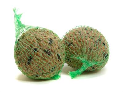 Große Fett-/Suetkugeln (mit Netz) Wildvogelfutter - 2, 4, 6, 10, 15, 20, 50 (500g)