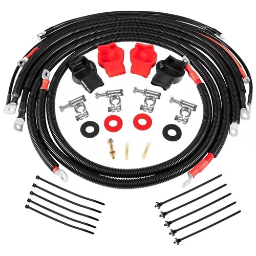 Battery Cables Kit for Dodge RAM Truck Gen 3 2003-2007 24 Valve Cummins 5.9L - Picture 12 of 13