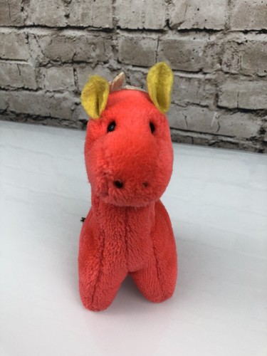 Vintage Plush GUND Musical Wind Up Stuffed Giraffe 1982 Rare 8" London Bridge - Picture 10 of 12