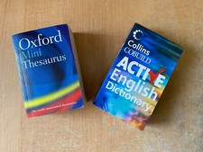 Oxford Mini Thesaurus & Active Dictionary (Collins Cobuild) - Bundle Set of Two