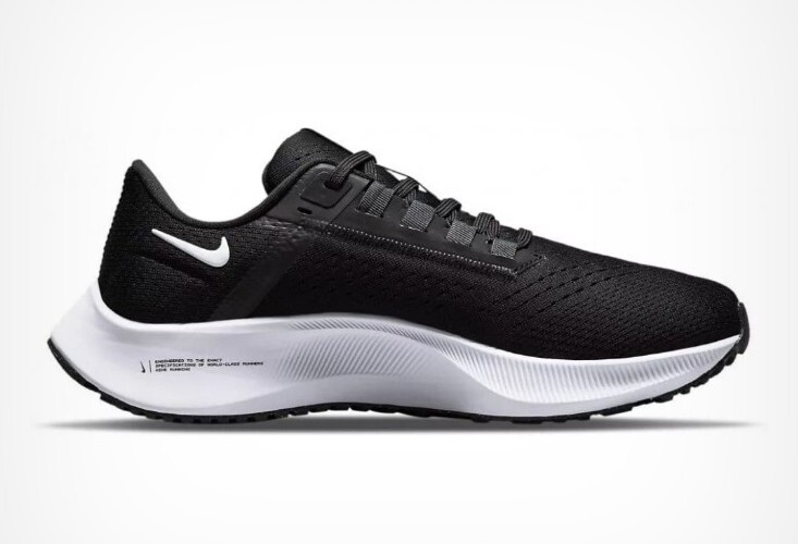 Nike Air Zoom Pegasus 38 TB CW7358-002 Black White Shoes | eBay