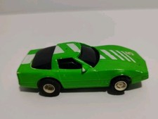 TYCO Magnum 440-X2 Neon Green Corvette 5 Ho Slot Car TYCO-7057B