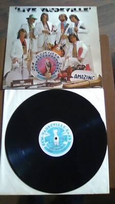 New Vaudeville Band: Live Vaudeville 12'' LP Signed Copy (PLAY TESTED) - 760/24