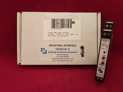 INDUSTRIAL INTERFACE FREQCON-6 TRENNFREQUENZUMRICHTER NEU