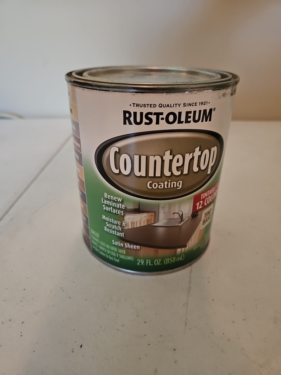 Rustoleum Countertop Coating Tintable To 16 Colors Tint Base Only 29