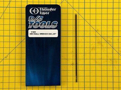 Thundertiger 1181 Hex Ball Wrench US/L.05'' Model Making