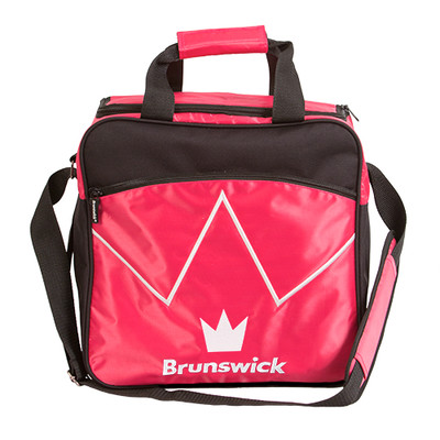 Brunswick Blitz Black/Pink Single Tote Bowling Bag