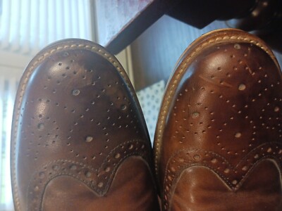 Men Joseph Abboud Wheaton Brown Leather Oxfords 11 | eBay display picture 3