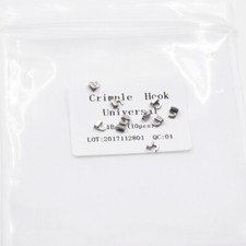 10 Bag Dental High Quality Sliding Crimpable Hooks Long Anchorage System Sliding