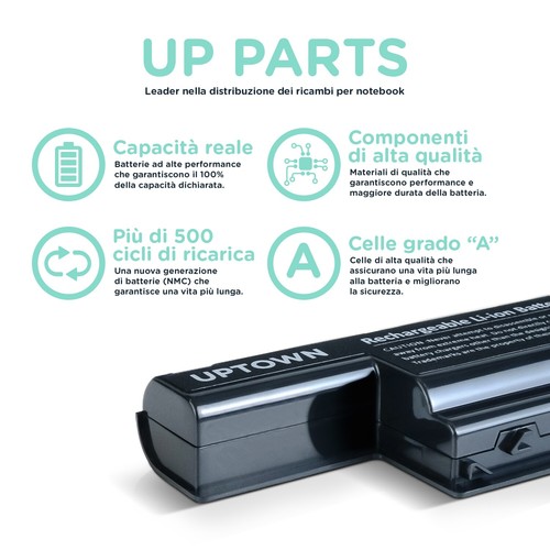 Batteria per Notebook HP (14,4V 2600mAh 31,7Wh) per 728460-001 - Foto 4 di 8