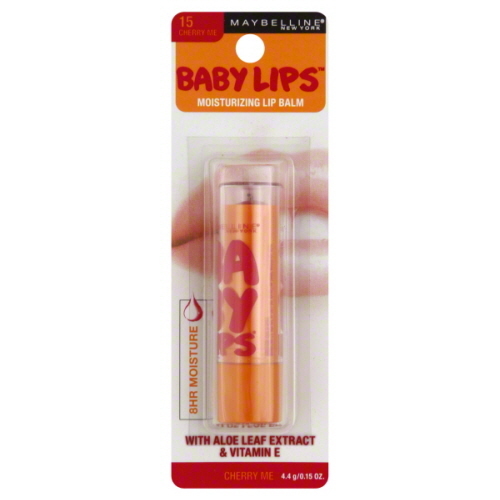 Maybelline New York Baby Lips Moisturizing Lip Balm, Cherry Me, 0.15 Ounce - Picture 1 of 1