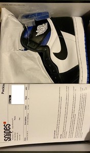 snipes jordan 1 royal toe