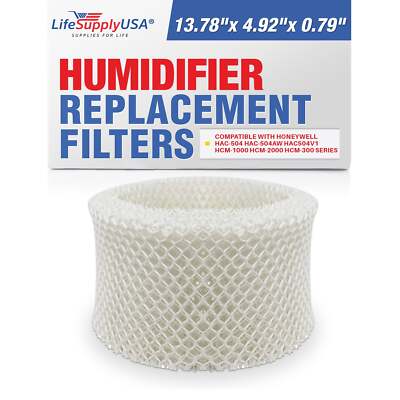 LifeSupplyUSA Humidifier Filter Replacement Wick Filter A Compatible with