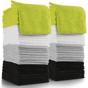 Microfiber-Cleaning-Cloth-Set-of-64-Towel-Rag-Car-Polishing-No-Scratch-Detailing
