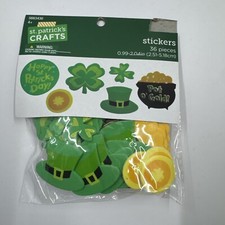 St Patricks day foam stickers 36 pieces