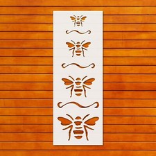 Reusable Bees Stencil Template Reusable for Wall Art, DIY Crafts, Fabric Paintin