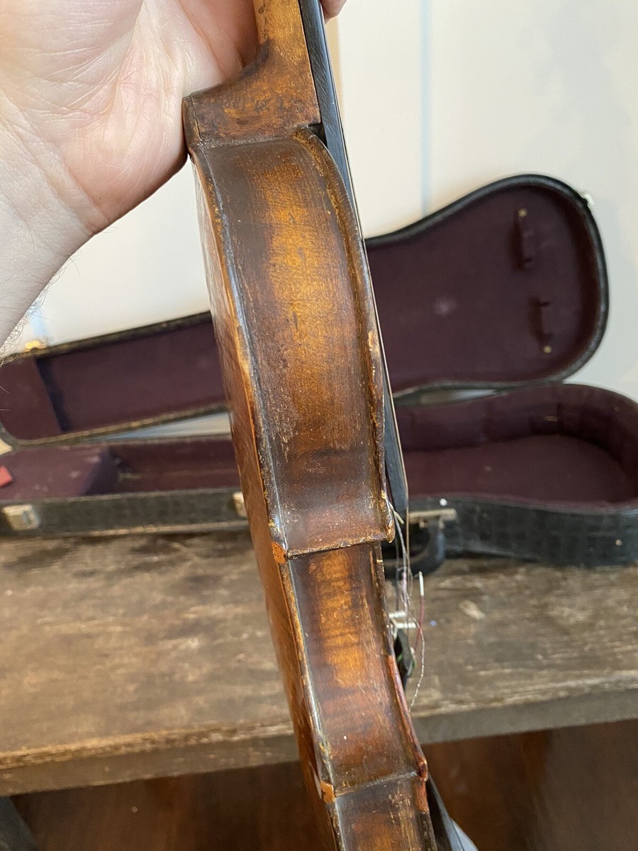 Antique Vintage HOPF 4/4 Full Size Violin With Case For