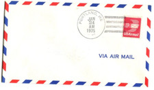 Air New England First Flight Portland Maine - Augusta Maine - 1975