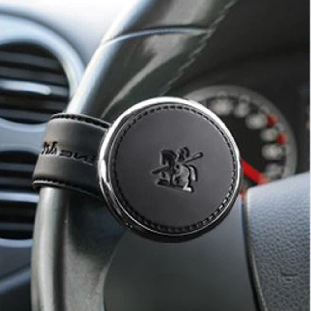 Car Power Knob Black Suit Leather Power Handle - Matte Black | eBay