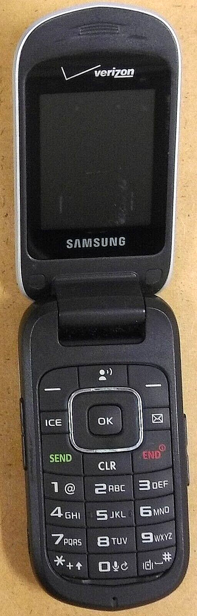 Samsung Gusto 2 II SCH-U365 - White ( Verizon ) Flip Phone - Very