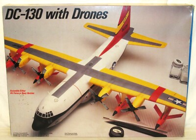 #ad Testors #690 Lockheed DC 130 with Drones 1:72 Scale Open Box NOS $65.00