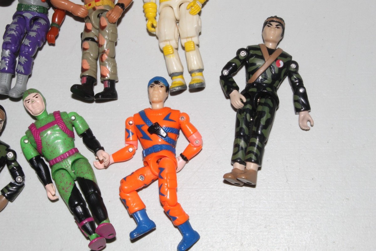 Vintage Lanard The Corps 3.75 Action Figures Lot of 11 Ko Gi