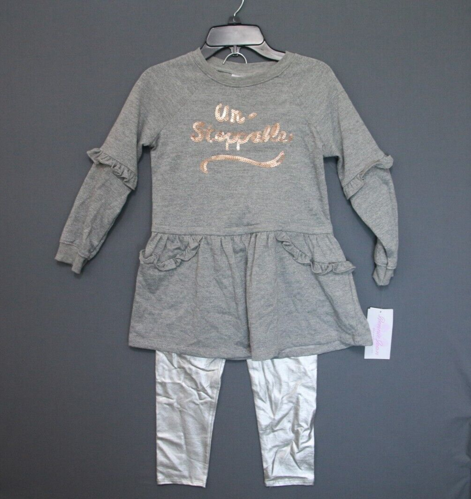 Bonnie Jean Girls dress and pants set  (Brand New) size 10. WITHOUT Headband.