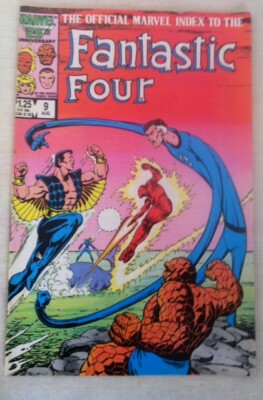 FANTASTIC FOUR INDEX #9 MARVEL 1986