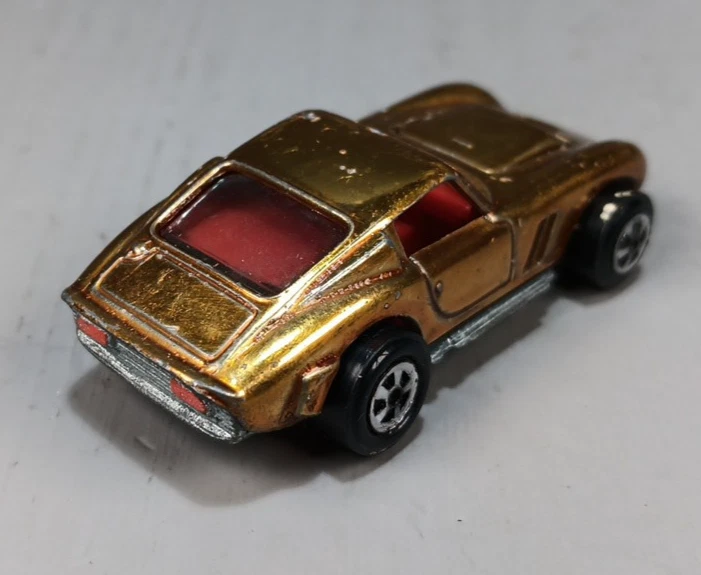 Ferrari Johnny Lightning 1969 personalizado de Topper dorado con interior rojo XLNT Foto 3 de 4
