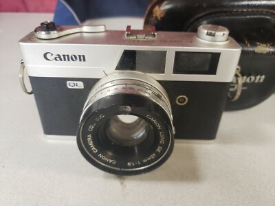 Canon QL Canonet QL19 35mm Film Camera with a canon 45mm f1.9 Lens
