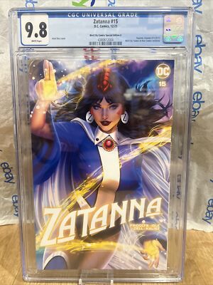 ZATANNA #15 ARIEL DIAZ NYCC COVER FACSIMILE EDITION 2023 Cgc 9.8 Graded Key