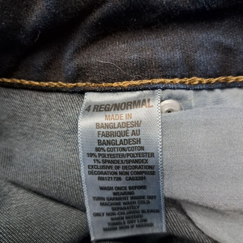 Aeropostale Jeggings Womens 4 Regular Blue Dark Wash Mid Rise - Picture 12 of 13