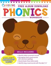 NEW 32pg Early Learning Workbook Phonics Teaching Classroom Elementary Pre-K