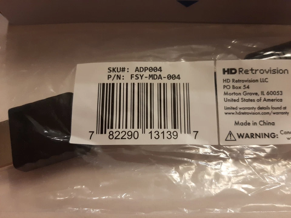 HD Retrovision Genesis Component/YPbPr Cables w/ PS1 Adapter, Factory Sealed - Image 3 of 4