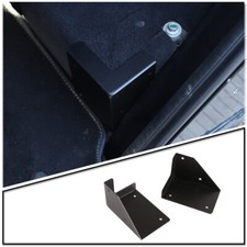 Matt Black Metal Rear Seat Base Angle Cover Trim For Land Rover Defender 04-19