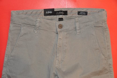 Pantaloni Uomo Heritage Napoli Nuovi con etichette Mid-Altise Stratti Chino taglia:30X34 - Foto 3 di 8