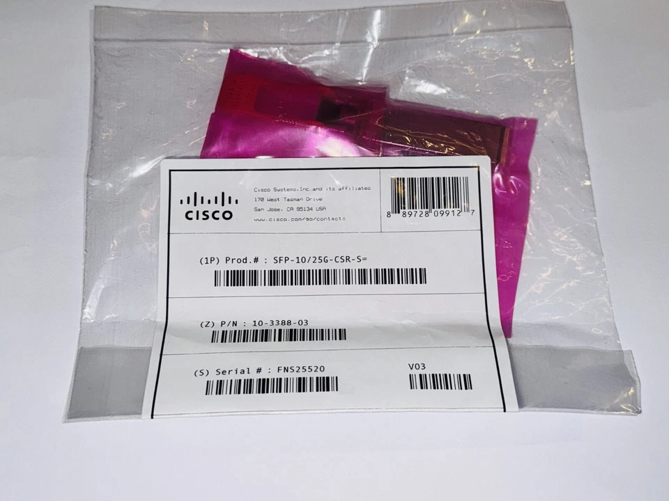 CISCO SFP-10/25G-CSR-S - inkl. VAT - Bild 1 von 1