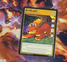 NEOPETS RED LUPE RARE BASE SET 35/234 WOTC VINTAGE MINT CONDITION VHTF 