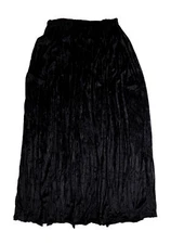 Vintage Sostanza Velvet Black Skirt Size Medium