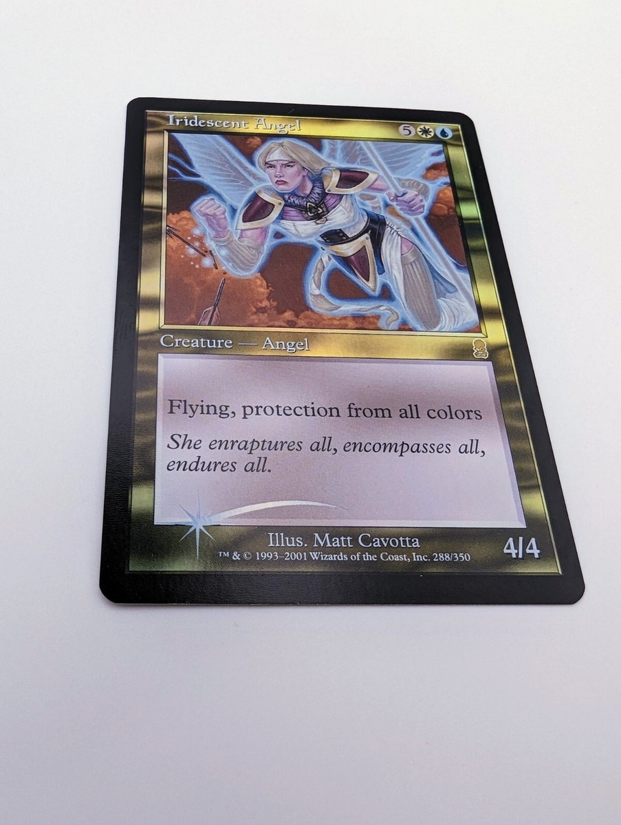 Magic the Gathering IRIDESCENT ANGEL FOIL Odyssey MTG | eBay
