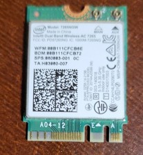 Genuine Intel Dual Band Wireless-AC 7265 Model: 7265NGW  Lot of 2 