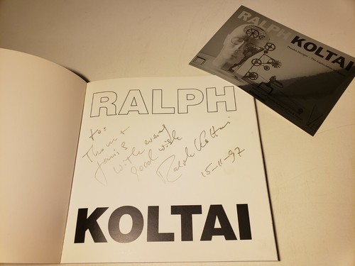 1997 RALPH KOLTAI SIGNED COPY 'DESIGNER FOR THE STAGE' BRITISH/GERMAN SET DESIGN - Picture 4 of 5