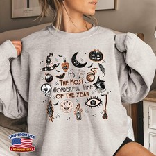 Halloween Spooky Black Cat Sweatshirt