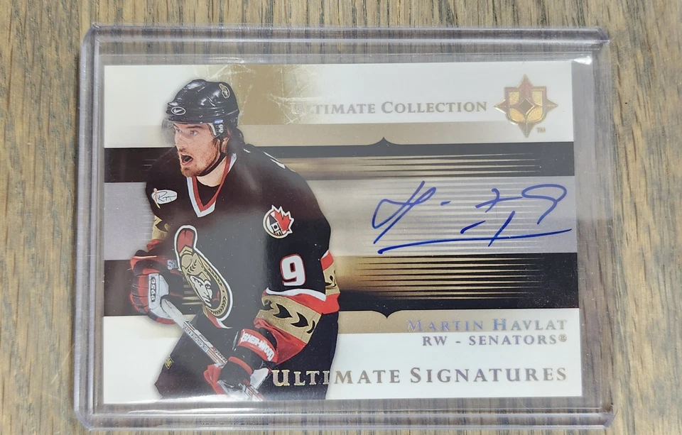 Ottawa Senators 8 Card Auto Lot Martin Havlat Chris Phillips Michalek Duchesnene - Image 3 of 4