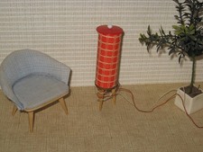 Floor lamp 1950s for doll's kitchen dollhouse dollhouse