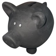 Sparschwein Spardose Tafellack zum Bemalen Kreide Keramik Geschenk Kreativ XL