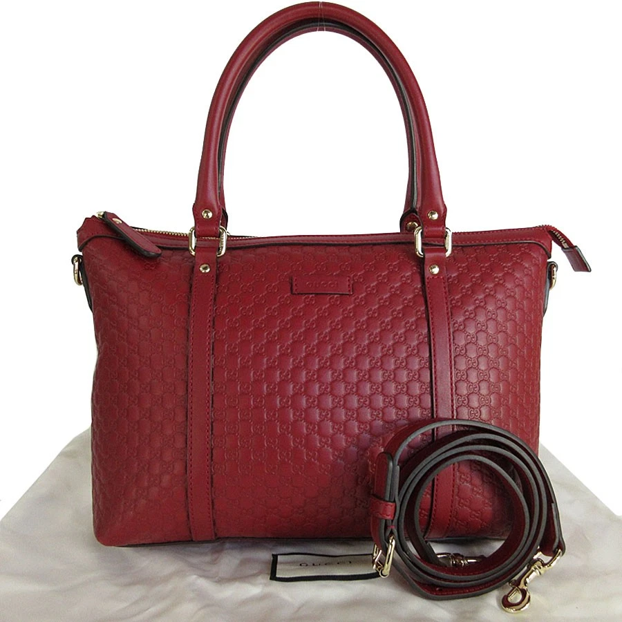 Gucci sac à main bandoulière micro ssima cuir rouge foncé 449636 S0012A r8_0404